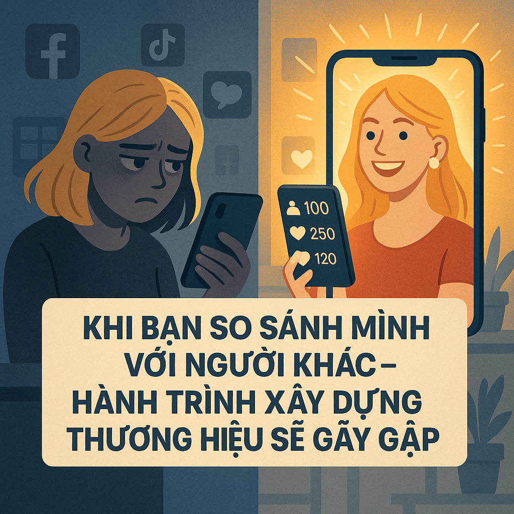 Khi Bạn So Sánh Mình Với Người Khác – Hành Trình Xây Dựng Thương Hiệu Sẽ Gãy Gập